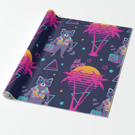 Papel De Presente Camisa havaiana do Guaxinim Legal Presente