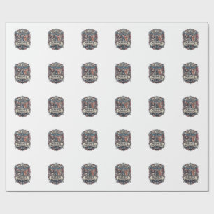 Papel De Presente Camisa Patriota Motociclista Liberdade Patriota