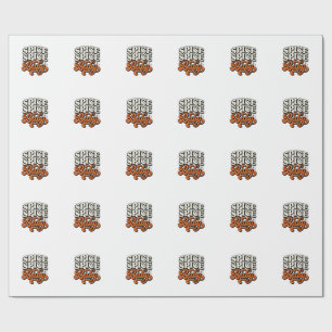 Papel De Presente Camisa Spice Spice Baby Tipografia Vintage Retro D
