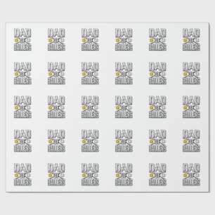 Papel De Presente Camisa Vintage Pai de Atletas de Softbol e Beisebo