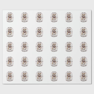 Papel De Presente Camisa Vintage Valentine Bulldog XOXO Design_1