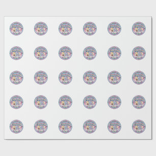 Papel De Presente Camiseta Divertida Unicórnio Basquete Unicórnio Sa