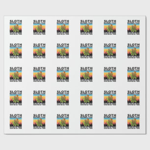 Papel De Presente Camiseta Infantil de Preguiça