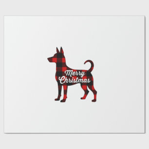 Papel De Presente Camiseta Presente Xadrez Natal Pomsky Mãe Pai (2