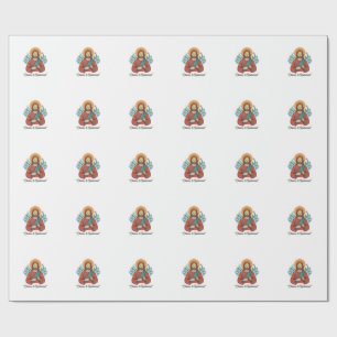 Papel De Presente Camiseta Vintage Cristã Jesus Escolhido e Redimido