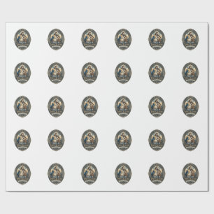 Papel De Presente Camiseta Vintage de Encorajamento para Viúva Viúvo