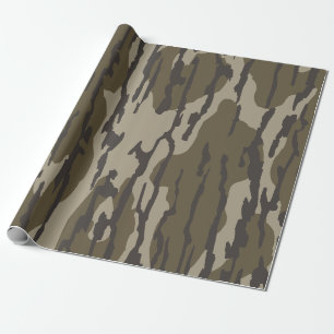 Papel De Presente Camo da Terra Inferior