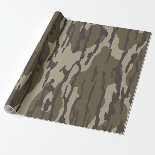Papel De Presente Camo da Terra Inferior