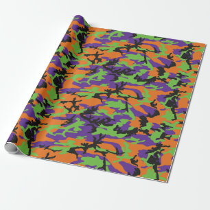 Papel De Presente Camo HOC Monster Halloween Edition