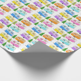 Papel De Presente Campanha de Natal encantadora Trailer de Vintage R