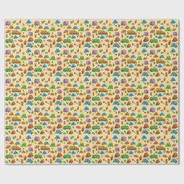 Papel De Presente Camping adventure