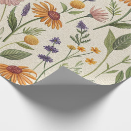 Papel de Presente Campo de Ervas da Farmácia