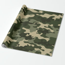 Papel De Presente camuflagem