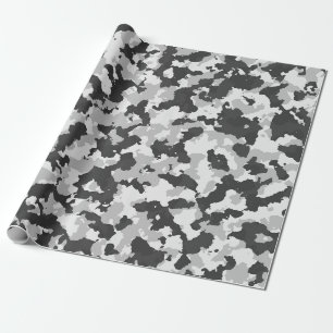 Papel De Presente camuflagem