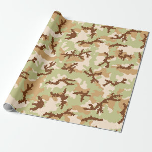 Papel De Presente Camuflagem do deserto