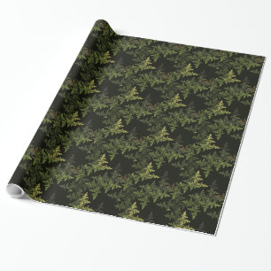 Papel De Presente Camuflagem Fractal