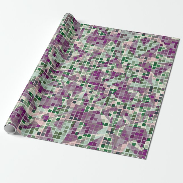 Papel De Presente Camuflagem sem igual. O primeiro plano (Desenrolado)