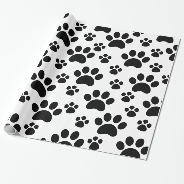 Papel De Presente Canais de Cães (Desenrolado)