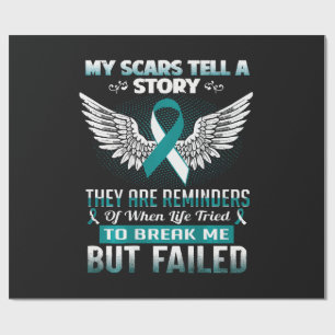 Papel De Presente Câncer de Colo de Útero Mulheres