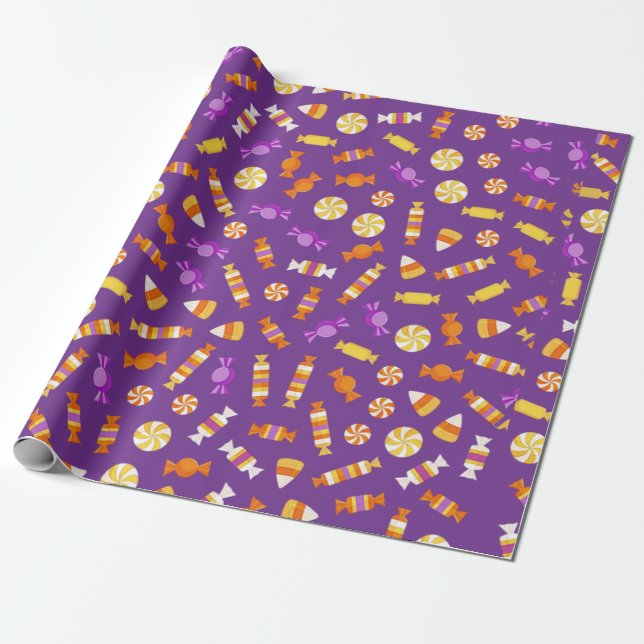 Papel De Presente Candies Design Wraping Paper (Desenrolado)