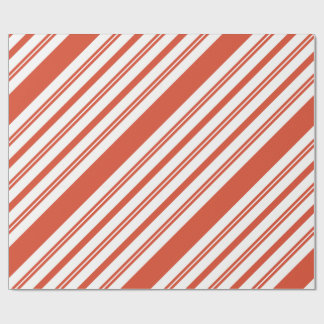 Papel De Presente Candy Cane Chorus-Stripe-Diagonal
