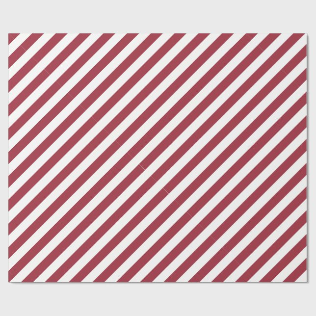 Papel De Presente Candy Cane Stripes (Aberto)