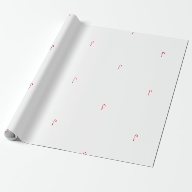 Papel De Presente Candy Cane Wrapping paper (Desenrolado)