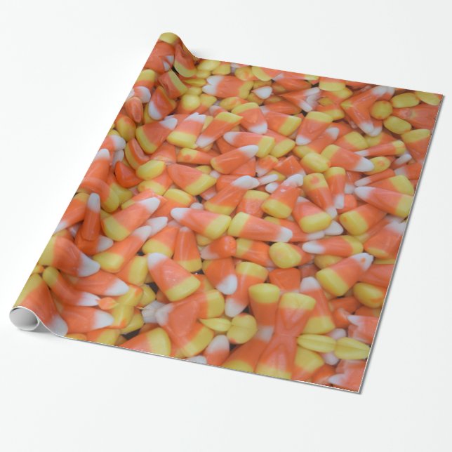 Papel De Presente Candy Cornn Wrapping Paper (Desenrolado)