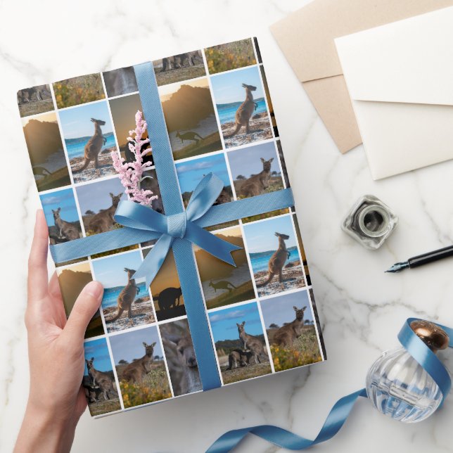 Papel De Presente Cangurus da Austrália (Presentear)