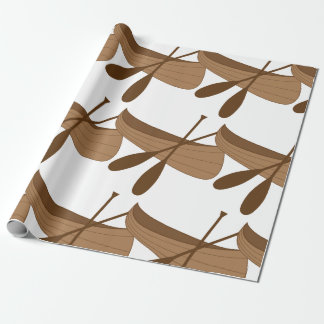 Papel De Presente Canoagem & Paddles