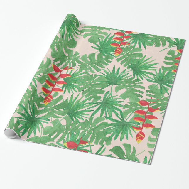 Papel De Presente Canopia Tropical (Desenrolado)