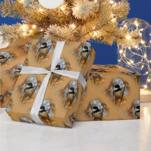 Papel De Presente Cantarilho De Capa Negra Bonito E Esperançoso