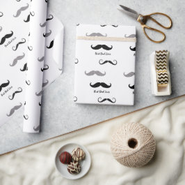 Papel De Presente Cântaros Pretos e Brancos
