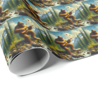 Papel De Presente Canto Bigfoot
