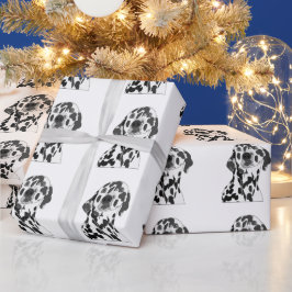 Papel De Presente Cão Dalmata
