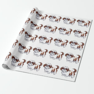 Papel De Presente Cão de Shih Tzu