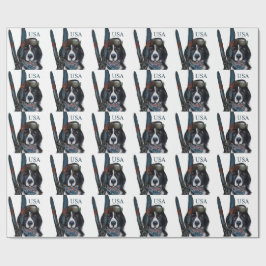 PAPEL DE PRESENTE CÃO DE TERRA NOVA