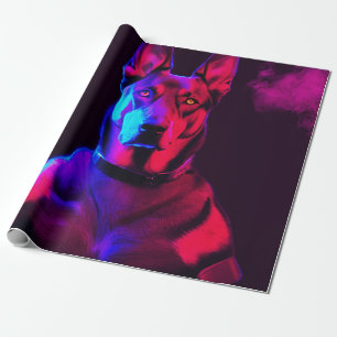 Papel De Presente cão gangster
