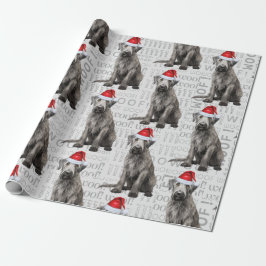 Papel De Presente Cão lobo de Natal para amantes de cães