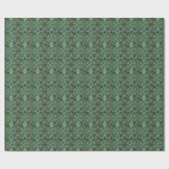 Papel De Presente Caos Controlado – Verde (Aberto)