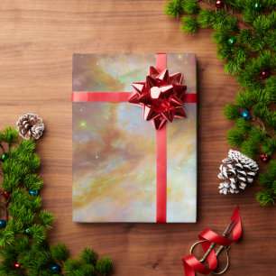 Papel De Presente Caos no Coração de Orion Spitzer Hubble Composto