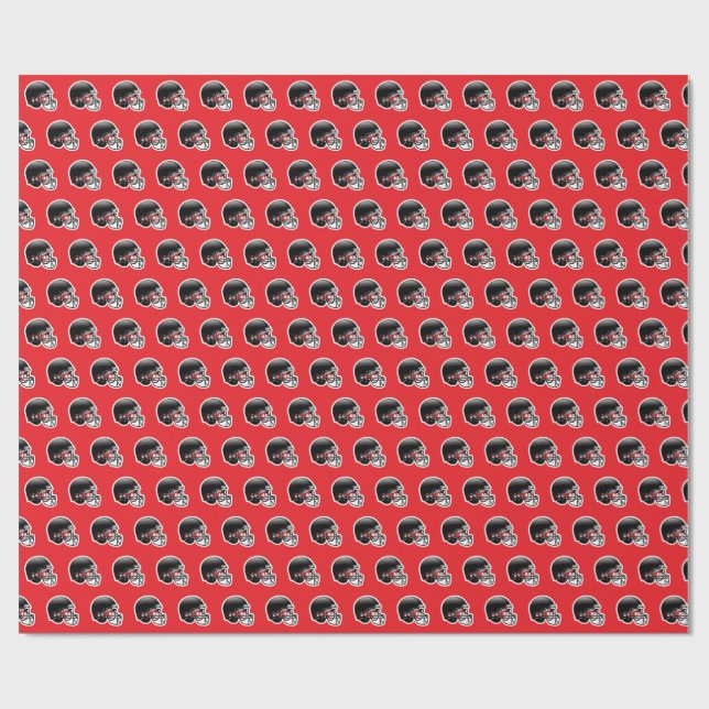 Papel De Presente Capacete de futebol americano (Aberto)
