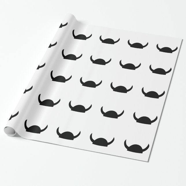 Papel De Presente Capacete de Viking (Desenrolado)