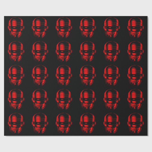 Papel De Presente Capacete Robot Cop (Aberto)