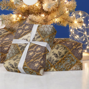 Papel De Presente Capetian Elegant Quilt No. 5, ToileT Francês