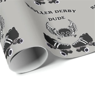 Papel De Presente Cara de Roller Derby