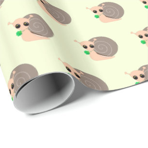 Papel De Presente Caracol de sorte