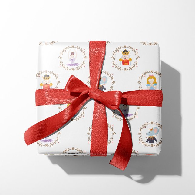 Papel De Presente Carateres de Quebra-Nozes Pequenos (Criador carregado)