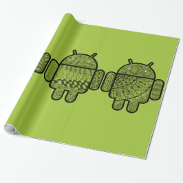Papel De Presente Caráteres do Doodle para o robô de Android™