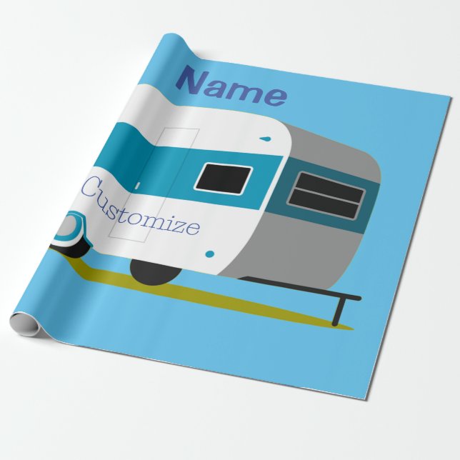 Papel De Presente Caravana Camper RV Thunder_Cove (Desenrolado)